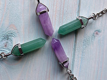 Load image into Gallery viewer, Crystal Healing Point Keyrings
