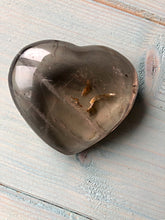 Load image into Gallery viewer, Smokey Quartz Polished Heart 49 x 43mm
