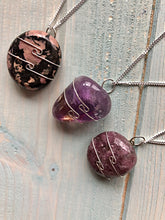 Load image into Gallery viewer, Ametrine Wire Wrap Silver Pendant
