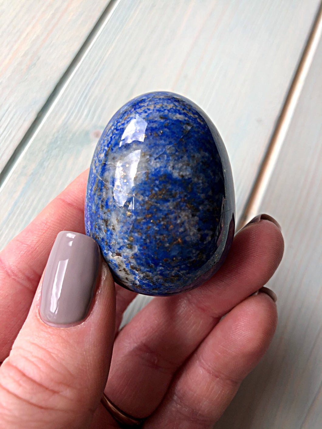 Lapis Polished Egg